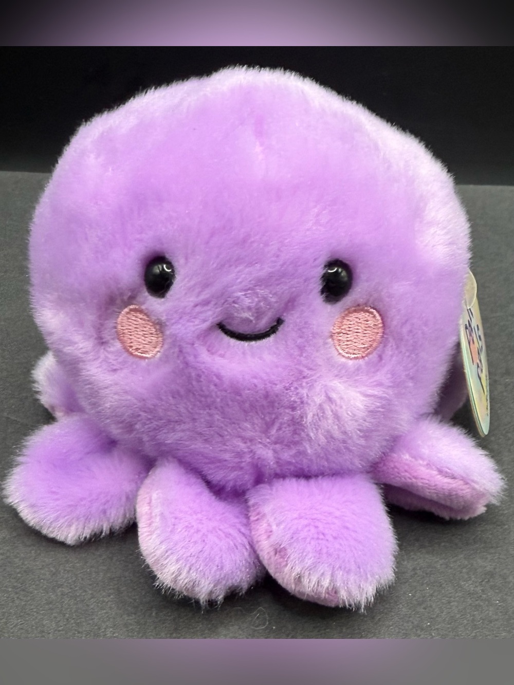 Palm Pals- Plush Oliver Octopus - Lavender Purple, Approx. 4 inches, NWT